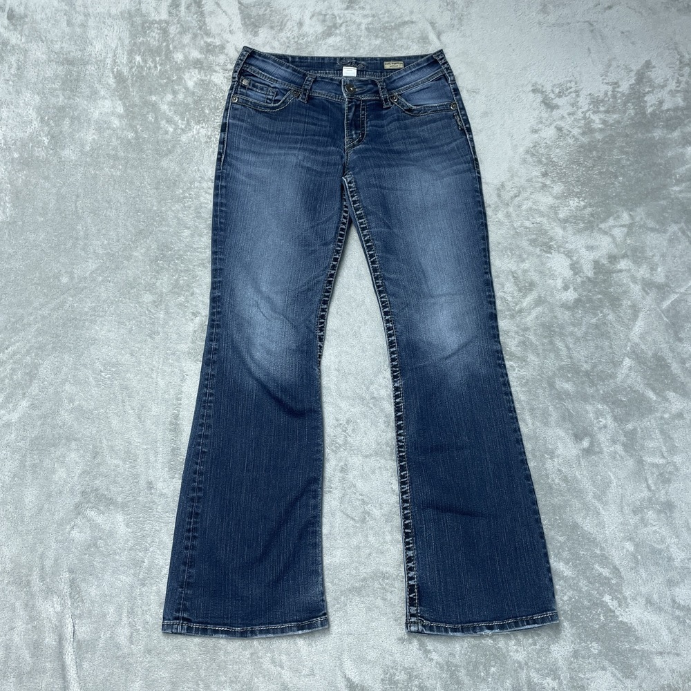 Silver Jeans Women's W29/L32 Bootcut Blue Denim H1178